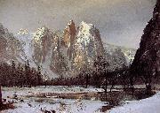 Albert Bierstadt Cathedral Rock, Yosemite Valley USA oil painting artist
